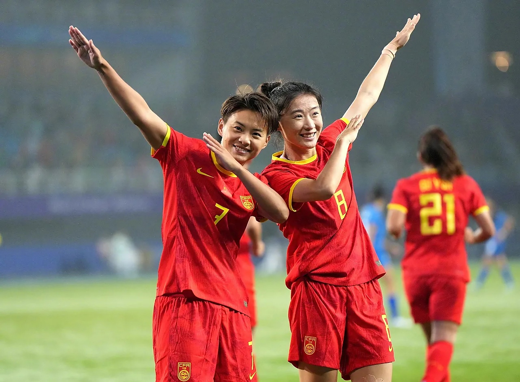 女足亚洲杯赛中中国队表现强劲
