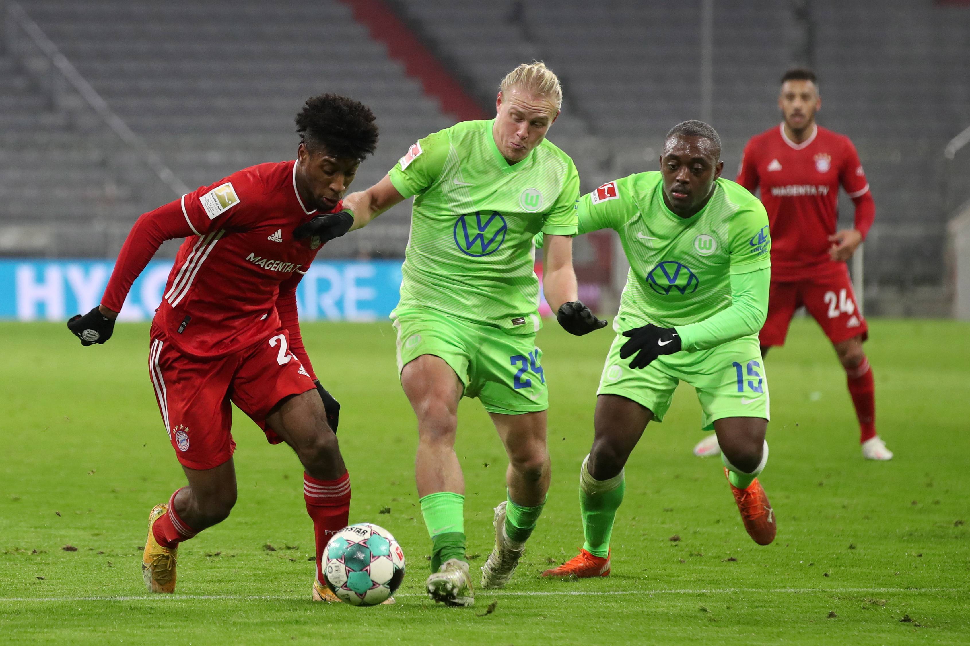 拜仁慕尼黑零封沃尔夫斯堡，取得德甲联赛冠军